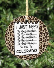 I Just Need To Go To Colorado Circle ornament - single (porcelain) aos-circle-ornament-single-porcelain-lifestyles-02