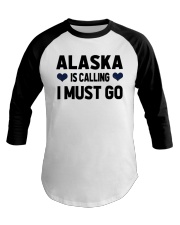 Alaska Is Calling Baseball Tee tile