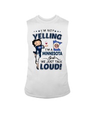 I'm not yelling I'am a Minnesota girl Sleeveless Tee tile