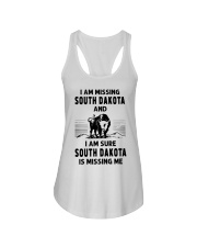 South Dakota Is Missing Me Ladies Flowy Tank tile