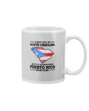 LIVE IN SOUTH CAROLINA PUERTO RICO IN MY DNA Mug tile