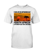 South Africa Only Place Lives In Me Classic T-Shirt tile