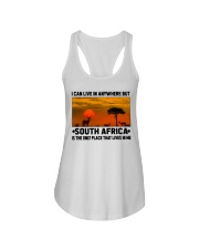 South Africa Only Place Lives In Me Ladies Flowy Tank tile
