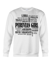 Peruvian girl cities Crewneck Sweatshirt tile