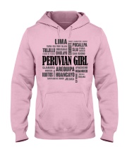 Peruvian girl cities Hooded Sweatshirt front