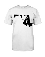 MAP OHIO IN MARYLAND Classic T-Shirt tile