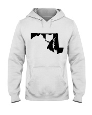 MAP OHIO IN MARYLAND Hooded Sweatshirt tile