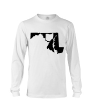 MAP OHIO IN MARYLAND Long Sleeve Tee tile