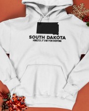 South Dakota It's Not For Everyone Hooded Sweatshirt apparel-hooded-sweatshirt-lifestyle-front-65