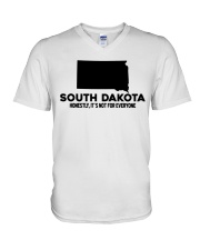 South Dakota It's Not For Everyone V-Neck T-Shirt tile