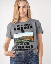 I Am Missing Virginia Classic T-Shirt apparel-classic-tshirt-lifestyle-front-100