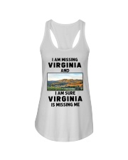 I Am Missing Virginia Ladies Flowy Tank tile