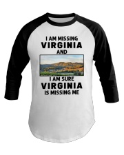 I Am Missing Virginia Baseball Tee tile