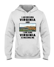 I Am Missing Virginia Hooded Sweatshirt tile