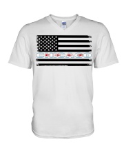 Flag - Chicago V-Neck T-Shirt tile