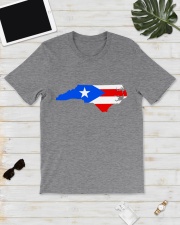 FLAG PUERTO RICO IN NORTH CAROLINA Classic T-Shirt lifestyle-mens-crewneck-front-17