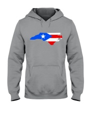 FLAG PUERTO RICO IN NORTH CAROLINA Hooded Sweatshirt tile