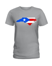 FLAG PUERTO RICO IN NORTH CAROLINA Ladies T-Shirt tile
