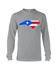 FLAG PUERTO RICO IN NORTH CAROLINA Long Sleeve Tee tile