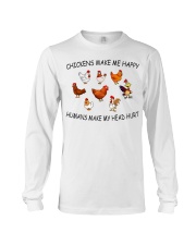Chickens Make Me Happy Long Sleeve Tee tile