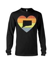 Connecticut - Heart Vintage Long Sleeve Tee tile