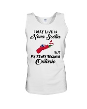 Began In Ontario - Live In Nova Scotia Unisex Tank tile