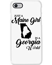 MAINE GIRL IN GEORGIA Phone Case tile