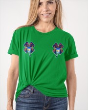 Michigan Flag - Four Leaf Clover Classic T-Shirt apparel-classic-tshirt-lifestyle-front-101