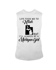 LIFE TOOK TO UTAH BE A MICHIGAN GIRL Sleeveless Tee tile