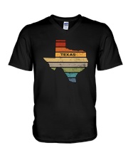 Retro Texas V-Neck T-Shirt tile