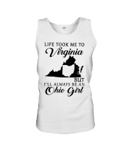 OHIO GIRL LIFE TOOK ME TO VIRGINIA Unisex Tank tile