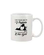 OHIO GIRL LIFE TOOK ME TO VIRGINIA Mug tile