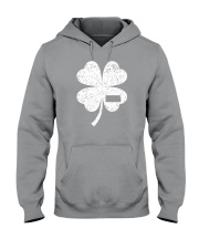 Kansas Map - Four Leaf Clover Hooded Sweatshirt tile