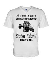 A Little Trip Around Staten Island V-Neck T-Shirt tile