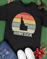 Vintage Homesick Idaho Classic T-Shirt apparel-classic-tshirt-lifestyle-back-69