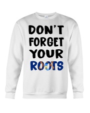 Michigan Flag Don't Forget Your Roots Crewneck Sweatshirt tile