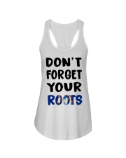 Michigan Flag Don't Forget Your Roots Ladies Flowy Tank tile