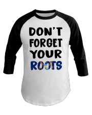 Michigan Flag Don't Forget Your Roots Baseball Tee tile