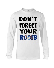 Michigan Flag Don't Forget Your Roots Long Sleeve Tee tile