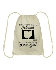 OHIO GIRL LIFE TOOK ME TO COLORADO Drawstring Bag tile