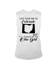 OHIO GIRL LIFE TOOK ME TO COLORADO Sleeveless Tee tile