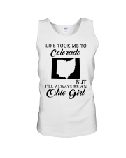 OHIO GIRL LIFE TOOK ME TO COLORADO Unisex Tank tile