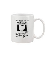 OHIO GIRL LIFE TOOK ME TO COLORADO Mug tile