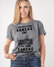 Kansas Is Missing Me Classic T-Shirt apparel-classic-tshirt-lifestyle-front-100