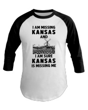 Kansas Is Missing Me Baseball Tee tile