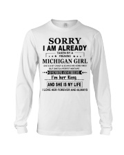 Taken By A Freaking - Michigan Girl Long Sleeve Tee tile