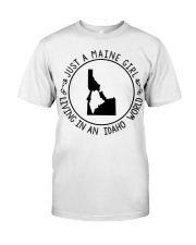 MAINE GIRL LIVING IN IDAHO Classic T-Shirt tile