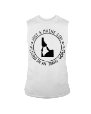 MAINE GIRL LIVING IN IDAHO Sleeveless Tee tile