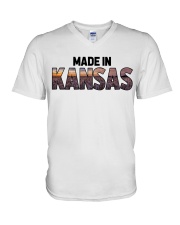 Made In Kansas V-Neck T-Shirt tile