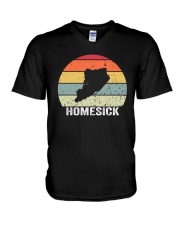 Vintage Homesick Staten Island V-Neck T-Shirt tile